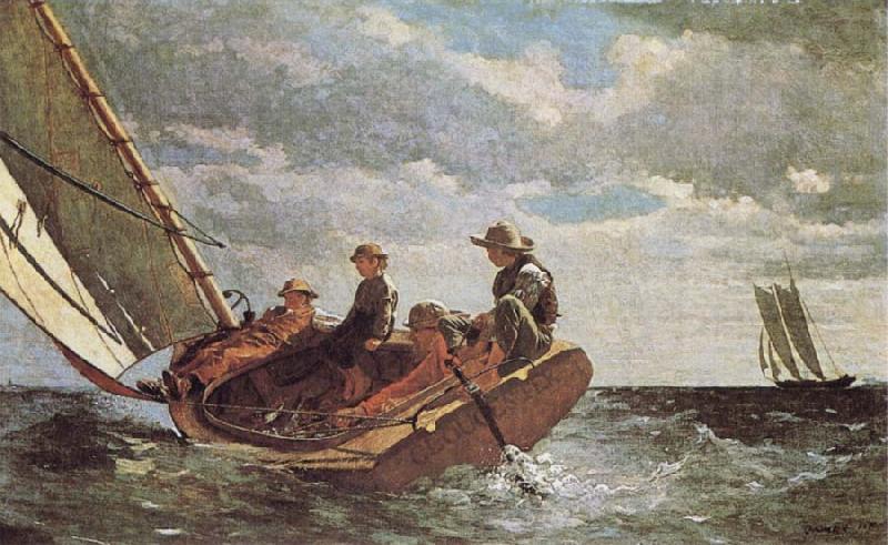 Winslow Homer Breezing up